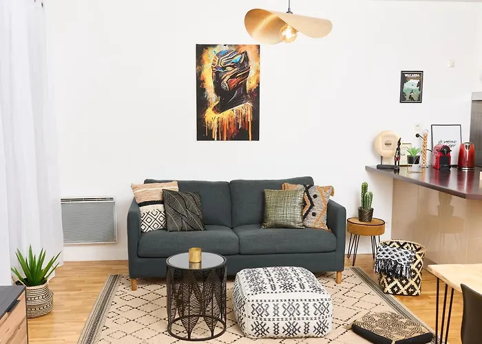 Appartement Wakandais-Proche Disney, Parking & Wifi